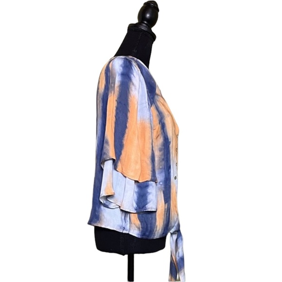 NWT Given Kale Tie Dye Blouse - Picture 4 of 13